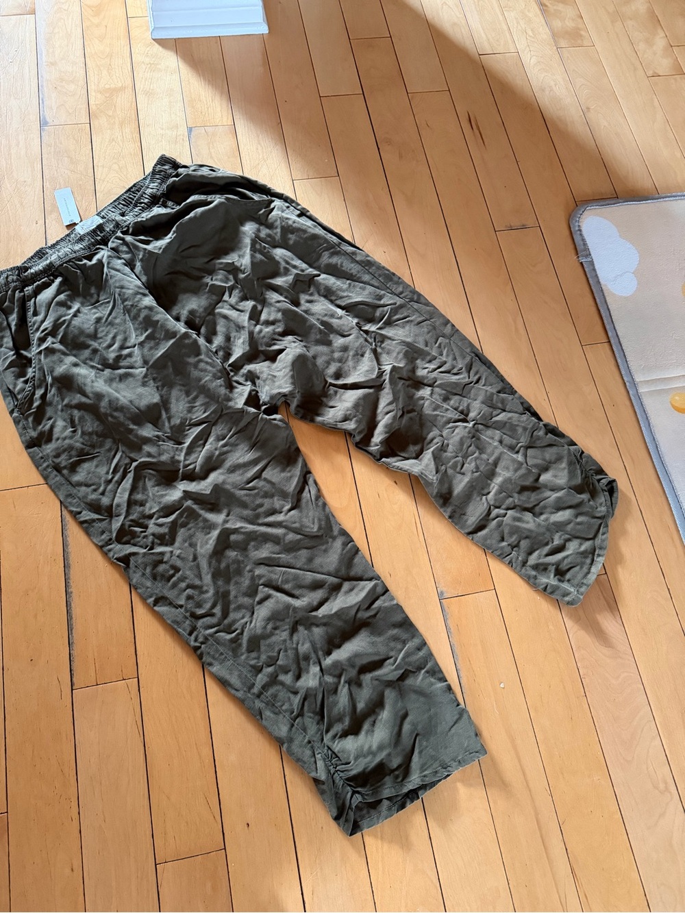 Anthropologie Harem Pants in Linen Blend